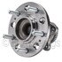 WE60771 by NTN - Wheel Bearing and Hub Assembly - Steel, Natural, with Wheel Studs