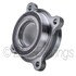 WE60786 by NTN - Wheel Bearing and Hub Assembly - Steel, Natural, without Wheel Studs