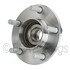 WE60765 by NTN - Wheel Bearing and Hub Assembly - Steel, Natural, with Wheel Studs