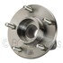 WE60799 by NTN - Wheel Bearing and Hub Assembly - Steel, Natural, with Wheel Studs