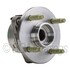 WE60802 by NTN - Wheel Bearing and Hub Assembly - Steel, Natural, with Wheel Studs