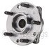 WE60833 by NTN - Wheel Bearing and Hub Assembly - Steel, Natural, with Wheel Studs