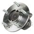 WE60857 by NTN - Wheel Bearing and Hub Assembly - Steel, Natural, with Wheel Studs