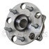 WE60864 by NTN - Wheel Bearing and Hub Assembly - Steel, Natural, with Wheel Studs