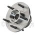 WE60869 by NTN - Wheel Bearing and Hub Assembly - Steel, Natural, with Wheel Studs