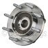 WE60884 by NTN - Wheel Bearing and Hub Assembly - Steel, Natural, with Wheel Studs