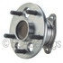 WE60886 by NTN - Wheel Bearing and Hub Assembly - Steel, Natural, with Wheel Studs