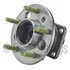 WE60888 by NTN - Wheel Bearing and Hub Assembly - Steel, Natural, with Wheel Studs