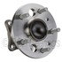 WE60905 by NTN - Wheel Bearing and Hub Assembly - Steel, Natural, with Wheel Studs