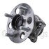 WE60890 by NTN - Wheel Bearing and Hub Assembly - Steel, Natural, with Wheel Studs