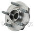 WE60902 by NTN - Wheel Bearing and Hub Assembly - Steel, Natural, with Wheel Studs