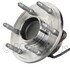 WE60915 by NTN - Wheel Bearing and Hub Assembly - Steel, Natural, with Wheel Studs