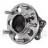 WE60921 by NTN - Wheel Bearing and Hub Assembly - Steel, Natural, with Wheel Studs