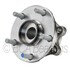 WE60969 by NTN - Wheel Bearing and Hub Assembly - Steel, Natural, with Wheel Studs