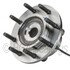 WE60976 by NTN - Wheel Bearing and Hub Assembly - Steel, Natural, with Wheel Studs