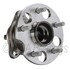 WE60957 by NTN - Wheel Bearing and Hub Assembly - Steel, Natural, with Wheel Studs