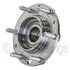 WE60959 by NTN - Wheel Bearing and Hub Assembly - Steel, Natural, with Wheel Studs