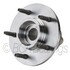 WE60990 by NTN - Wheel Bearing and Hub Assembly - Steel, Natural, with Wheel Studs