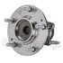 WE60977 by NTN - Wheel Bearing and Hub Assembly - Steel, Natural, with Wheel Studs