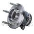 WE61013 by NTN - Wheel Bearing and Hub Assembly - Steel, Natural, with Wheel Studs