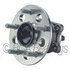 WE61015 by NTN - Wheel Bearing and Hub Assembly - Steel, Natural, with Wheel Studs