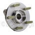 WE61017 by NTN - Wheel Bearing and Hub Assembly - Steel, Natural, with Wheel Studs