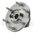 WE61000 by NTN - Wheel Bearing and Hub Assembly - Steel, Natural, with Wheel Studs