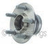 WE61003 by NTN - Wheel Bearing and Hub Assembly - Steel, Natural, with Wheel Studs