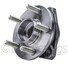 WE61071 by NTN - Wheel Bearing and Hub Assembly - Steel, Natural, with Wheel Studs