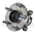 WE61082 by NTN - Wheel Bearing and Hub Assembly - Steel, Natural, with Wheel Studs