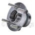 WE61083 by NTN - Wheel Bearing and Hub Assembly - Steel, Natural, with Wheel Studs