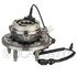 WE61090 by NTN - Wheel Bearing and Hub Assembly - Steel, Natural, with Wheel Studs