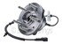 WE61091 by NTN - Wheel Bearing and Hub Assembly - Steel, Natural, with Wheel Studs