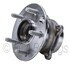 WE61081 by NTN - Wheel Bearing and Hub Assembly - Steel, Natural, with Wheel Studs