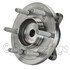 WE61114 by NTN - Wheel Bearing and Hub Assembly - Steel, Natural, with Wheel Studs