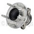 WE61095 by NTN - Wheel Bearing and Hub Assembly - Steel, Natural, with Wheel Studs