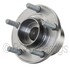WE61096 by NTN - Wheel Bearing and Hub Assembly - Steel, Natural, with Wheel Studs