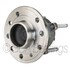 WE61106 by NTN - Wheel Bearing and Hub Assembly - Steel, Natural, without Wheel Studs