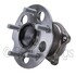 WE61153 by NTN - Wheel Bearing and Hub Assembly - Steel, Natural, with Wheel Studs