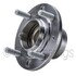 WE61141 by NTN - Wheel Bearing and Hub Assembly - Steel, Natural, with Wheel Studs
