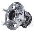 WE61171 by NTN - Wheel Bearing and Hub Assembly - Steel, Natural, with Wheel Studs