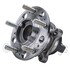 WE61202 by NTN - Wheel Bearing and Hub Assembly - Steel, Natural, with Wheel Studs