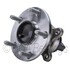 WE61191 by NTN - Wheel Bearing and Hub Assembly - Steel, Natural, with Wheel Studs