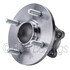 WE61218 by NTN - Wheel Bearing and Hub Assembly - Steel, Natural, with Wheel Studs