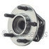 WE61222 by NTN - Wheel Bearing and Hub Assembly - Steel, Natural, with Wheel Studs