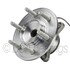 WE61231 by NTN - Wheel Bearing and Hub Assembly - Steel, Natural, with Wheel Studs