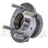 WE61245 by NTN - Wheel Bearing and Hub Assembly - Steel, Natural, with Wheel Studs