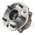 WE61247 by NTN - Wheel Bearing and Hub Assembly - Steel, Natural, with Wheel Studs