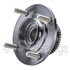 WE61240 by NTN - Wheel Bearing and Hub Assembly - Steel, Natural, with Wheel Studs