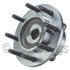 WE61243 by NTN - Wheel Bearing and Hub Assembly - Steel, Natural, with Wheel Studs